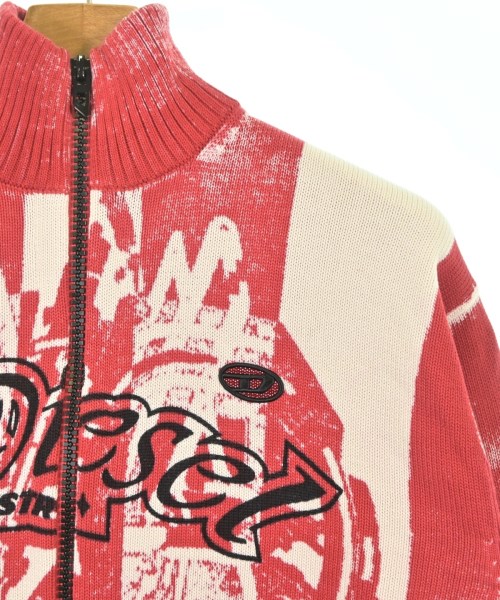 DIESEL（ディーゼル）カーディガン 赤 サイズ:L メンズ/2200646318042