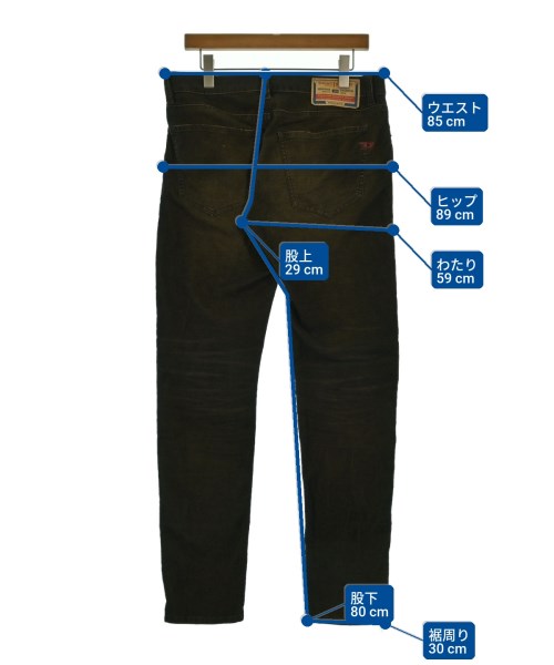 DIESEL（ディーゼル）その他 茶 サイズ:32(L位) メンズ/2200647547038