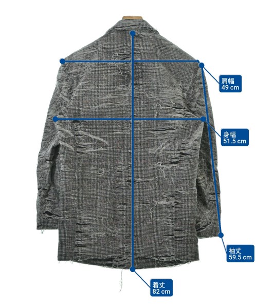 DIESEL（ディーゼル）カジュアルジャケット グレー サイズ:S メンズ/2200634853012