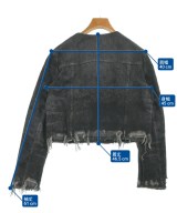 DIESEL（ディーゼル）デニムジャケット グレー サイズ:M メンズ/2200648658023