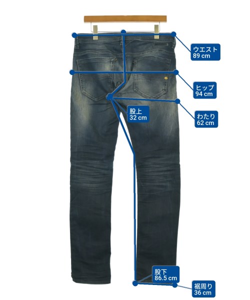 DIESEL（ディーゼル）デニムパンツ 紺 サイズ:30(M位) メンズ/2200650315037