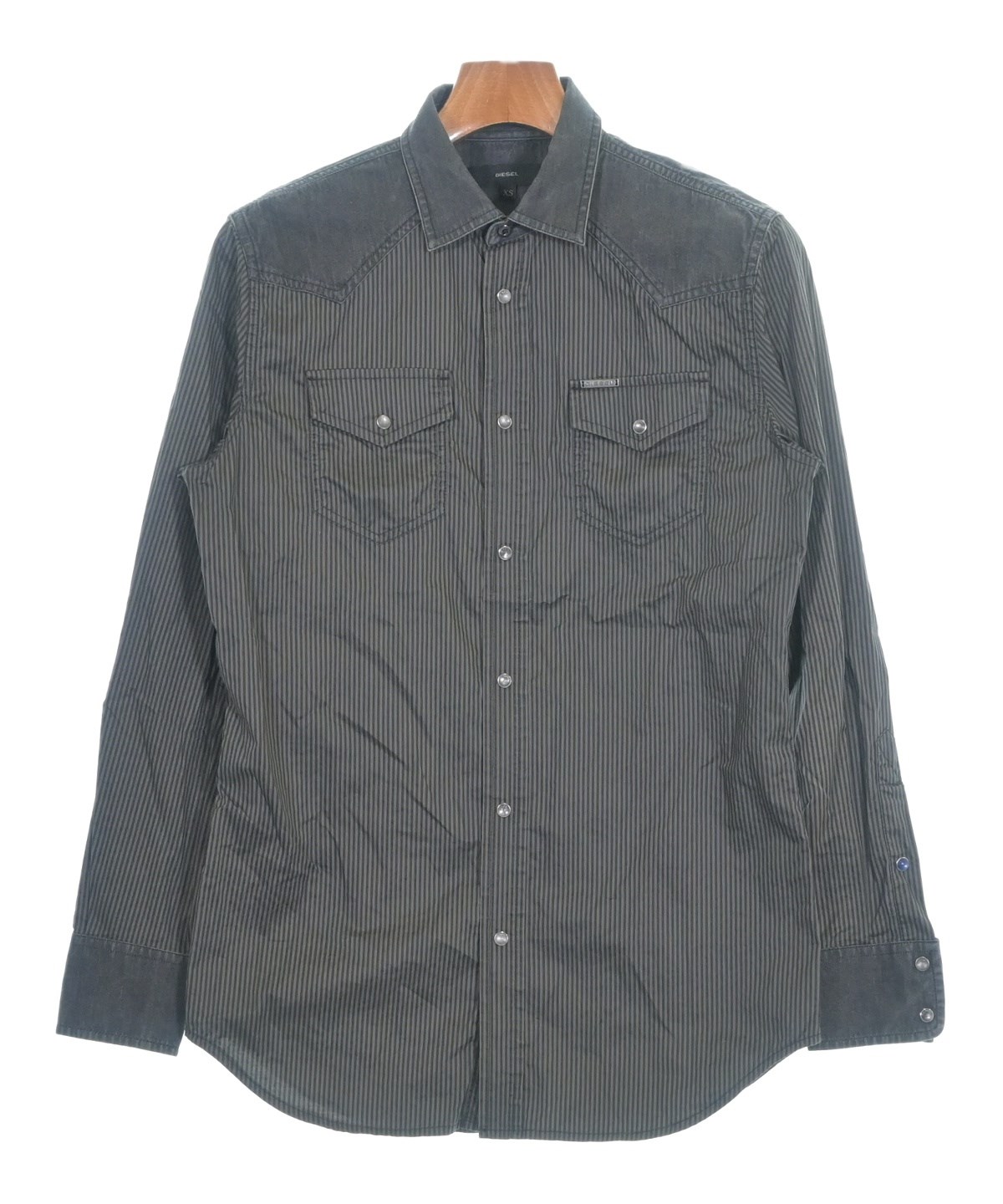 DIESEL（ディーゼル）カジュアルシャツ グレー サイズ:XS メンズ