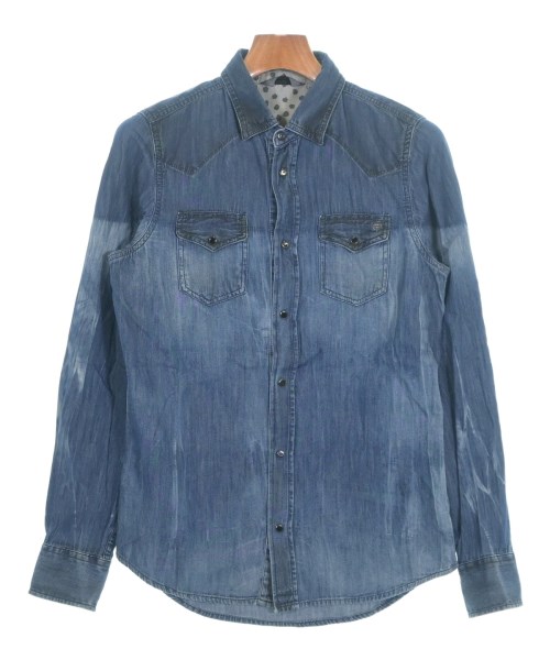 DIESEL(ディーゼル)カジュアルシャツ 青 サイズ:XS/2200642229069