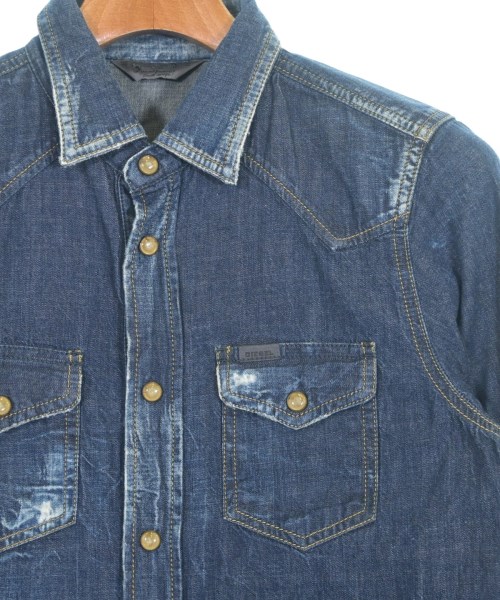 DIESEL（ディーゼル）カジュアルシャツ 紺 サイズ:XS メンズ/2200642229076