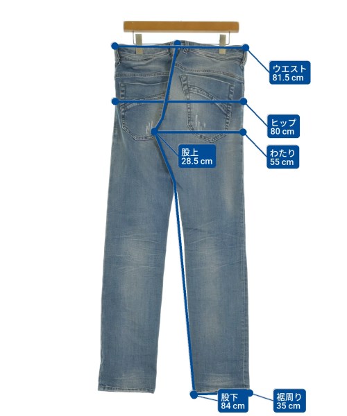 DIESEL（ディーゼル）デニムパンツ 青 サイズ:30(M位) メンズ/2200651301183