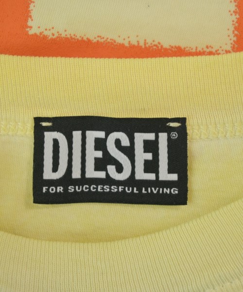 DIESEL（ディーゼル）Tシャツ・カットソー 黄 サイズ:L メンズ/2200652452334