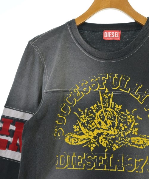 DIESEL（ディーゼル）Tシャツ・カットソー グレー サイズ:S メンズ/2200652841039