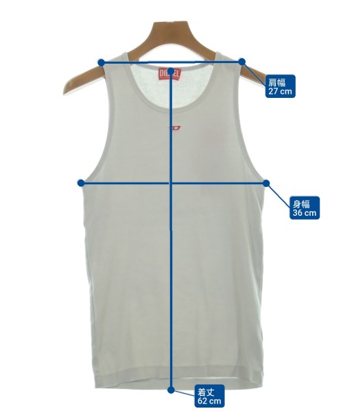 DIESEL（ディーゼル）タンクトップ 白 サイズ:XS メンズ/2200653493015