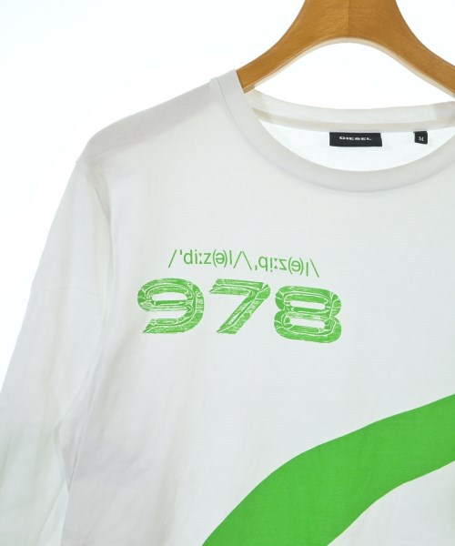 DIESEL（ディーゼル）Tシャツ・カットソー 白 サイズ:M メンズ/2200646516073