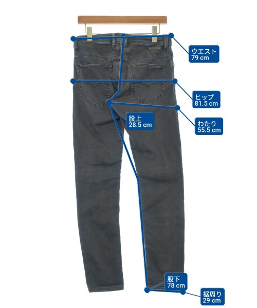 DIESEL（ディーゼル）デニムパンツ グレー サイズ:30(M位) メンズ/2200703075086