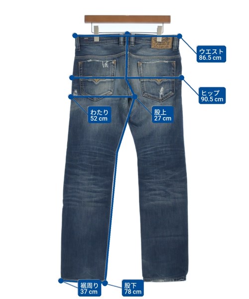 DIESEL（ディーゼル）デニムパンツ 紺 サイズ:31(M位) メンズ/2200703588036