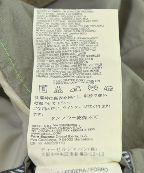 DIESEL（ディーゼル）その他 カーキ サイズ:XS メンズ/2200699021050