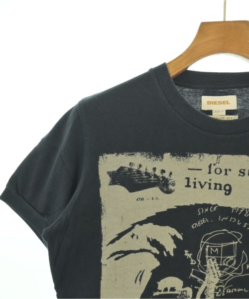 DIESEL（ディーゼル）Tシャツ・カットソー 黒 サイズ:S メンズ/2200708136034