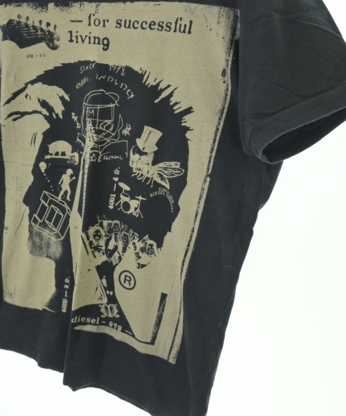 DIESEL（ディーゼル）Tシャツ・カットソー 黒 サイズ:S メンズ/2200708136034