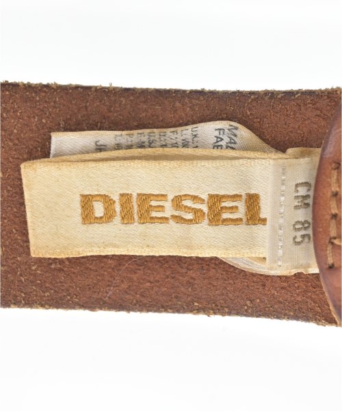 DIESEL（ディーゼル）ベルト ベージュ サイズ:85 メンズ/2200708136096