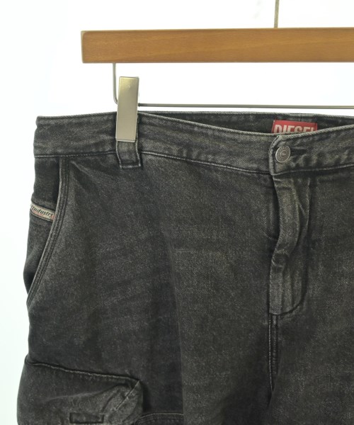 DIESEL（ディーゼル）クロップドパンツ 黒 サイズ:33(L位) メンズ/2200708854013