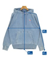 DIESEL（ディーゼル）パーカー 青 サイズ:XS メンズ/2200663476039