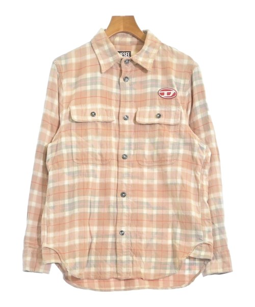 DIESEL(ディーゼル)カジュアルシャツ ピンク サイズ:S/2200663510016