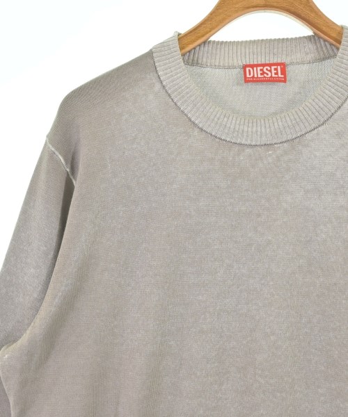 DIESEL（ディーゼル）ニット・セーター グレー サイズ:M メンズ/2200663510047