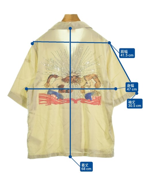 DIESEL（ディーゼル）カジュアルシャツ ベージュ サイズ:44(S位) メンズ/2200663510078