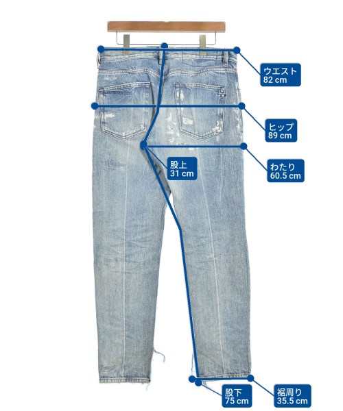 DIESEL（ディーゼル）デニムパンツ 青 サイズ:32(L位) メンズ/2200663510122