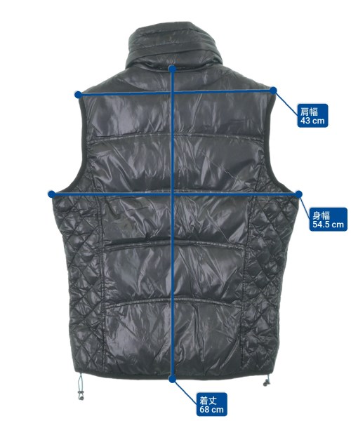 DIESEL（ディーゼル）ダウンジャケット/ダウンベスト 紺 サイズ:M メンズ/2200657726096