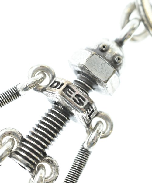 DIESEL（ディーゼル）キーケース・キーホルダー シルバー サイズ:- メンズ/2200663712045