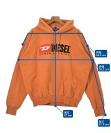 DIESEL（ディーゼル）パーカー オレンジ サイズ:XL メンズ/2200664036034