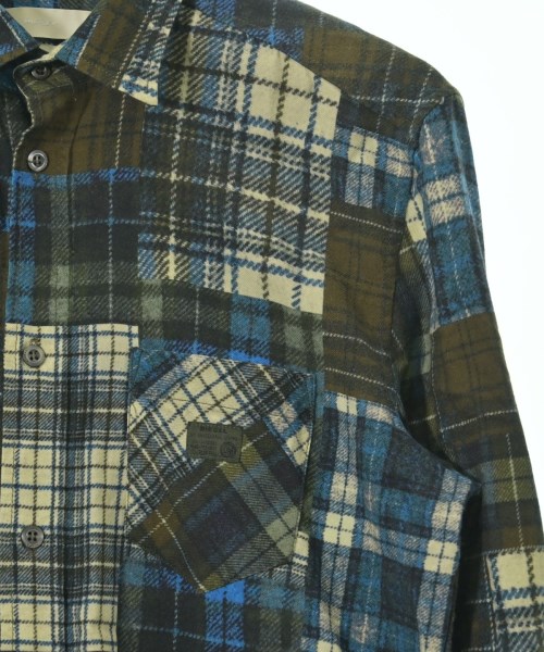 DIESEL（ディーゼル）カジュアルシャツ 青 サイズ:M メンズ/2200662772095