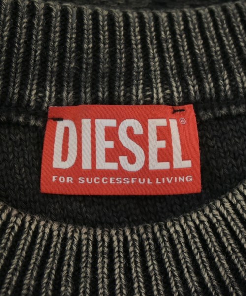 DIESEL（ディーゼル）ニット・セーター 黒 サイズ:M メンズ/2200665607066