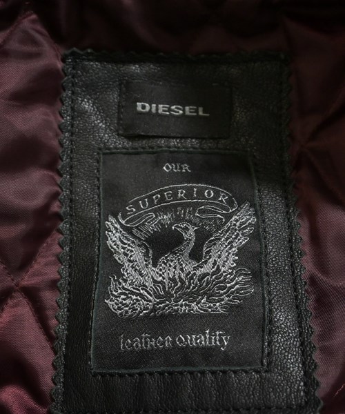 DIESEL（ディーゼル）ライダース 黒 サイズ:S メンズ/2200665958014