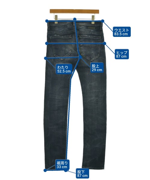 DIESEL（ディーゼル）デニムパンツ 紺 サイズ:28(S位) メンズ/2200661138021
