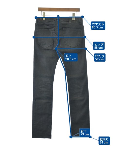 DIESEL（ディーゼル）デニムパンツ 黒 サイズ:29(S位) メンズ/2200666091048