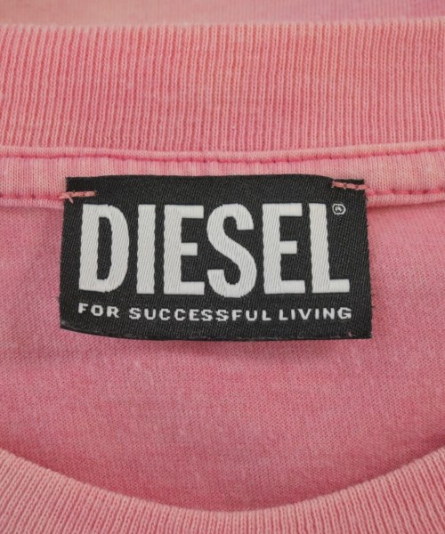 DIESEL（ディーゼル）Tシャツ・カットソー ピンク サイズ:M メンズ/2200666744050