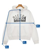 DIESEL（ディーゼル）パーカー 白 サイズ:L メンズ/2200667060012