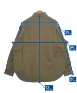 DIESEL（ディーゼル）カジュアルシャツ カーキ サイズ:46(M位) メンズ/2200667590021