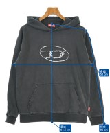 DIESEL（ディーゼル）パーカー グレー サイズ:XS メンズ/2200667996021