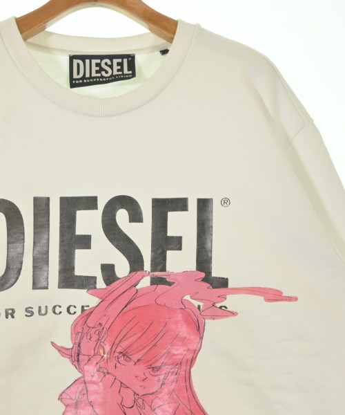 DIESEL（ディーゼル）スウェット 白 サイズ:3XL メンズ/2200665556081