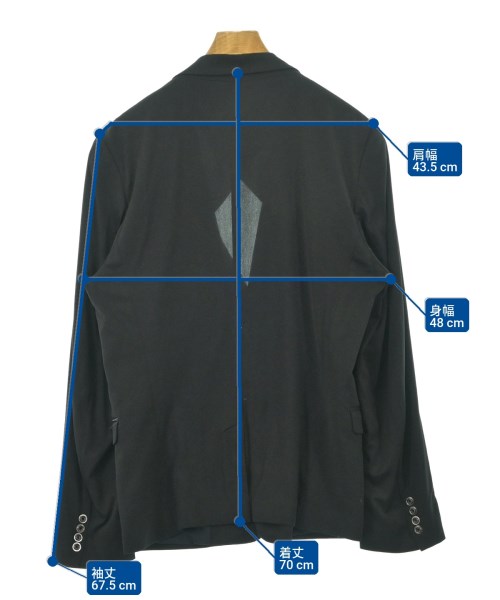 DIESEL（ディーゼル）カジュアルジャケット 黒 サイズ:48(L位) メンズ/2200666433039