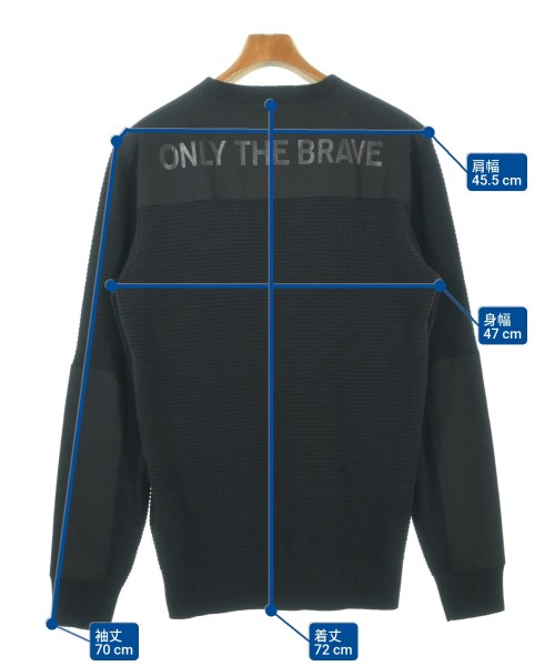 DIESEL（ディーゼル）ニット・セーター 黒 サイズ:L メンズ/2200666433107