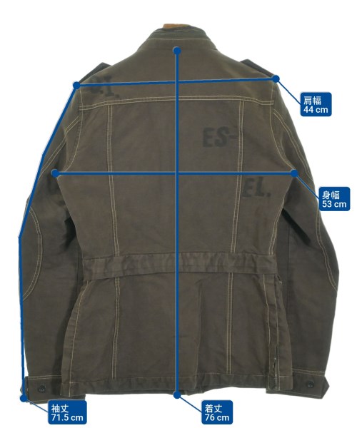 DIESEL（ディーゼル）ミリタリーブルゾン 茶 サイズ:M メンズ/2200668752022