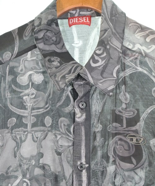 DIESEL（ディーゼル）カジュアルシャツ グレー サイズ:54(XL位) メンズ/2200669168068