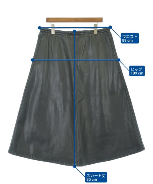 DIESEL（ディーゼル）ロング・マキシ丈スカート 黒 サイズ:42(L位) レディース/2200669168136