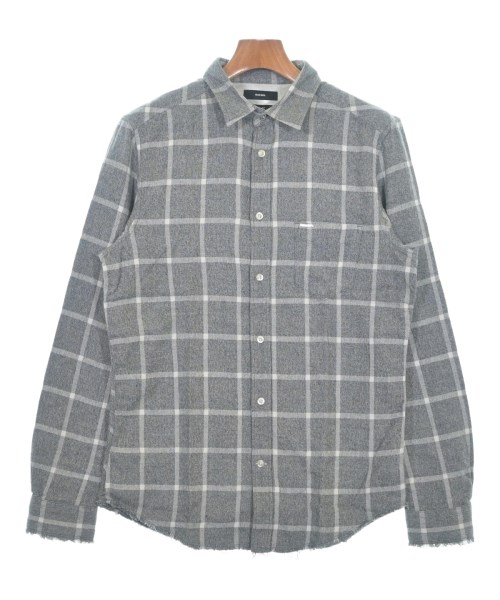 DIESEL(ディーゼル)カジュアルシャツ グレー サイズ:L/2200663236312