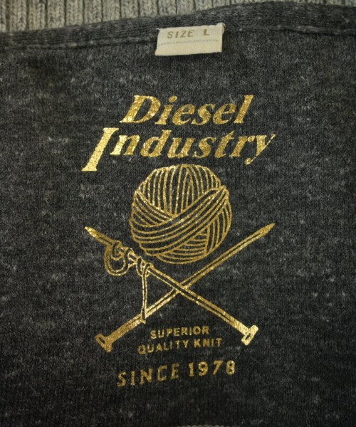 DIESEL（ディーゼル）カーディガン グレー サイズ:L メンズ/2200671552039