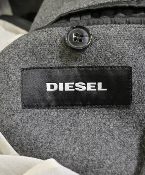 DIESEL（ディーゼル）チェスターコート グレー サイズ:44(S位) メンズ/2200671901011