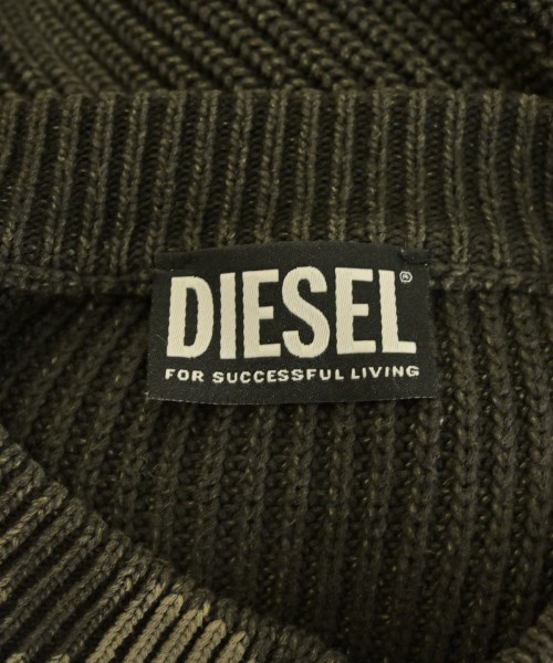 DIESEL（ディーゼル）ニット・セーター グレー サイズ:L メンズ/2200723829201