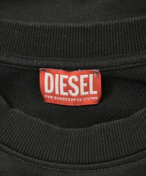 DIESEL（ディーゼル）スウェット 黒 サイズ:L メンズ/2200723829218