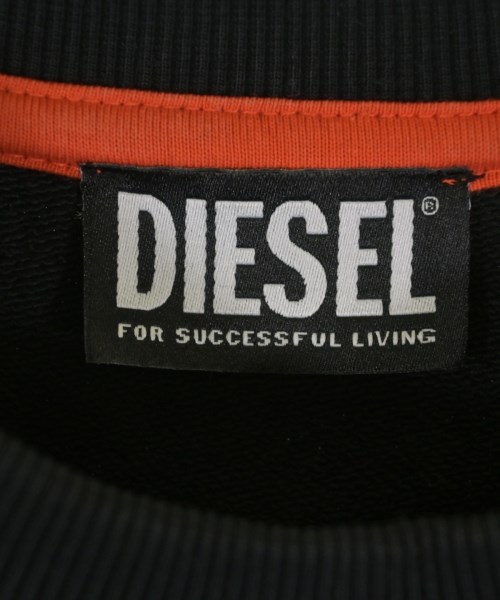 DIESEL（ディーゼル）スウェット 黒 サイズ:M メンズ/2200730258018