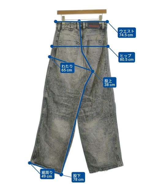 DIESEL（ディーゼル）デニムパンツ グレー サイズ:26(XS位) メンズ/2200725625016
